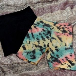 Hollister high waist bike shorts